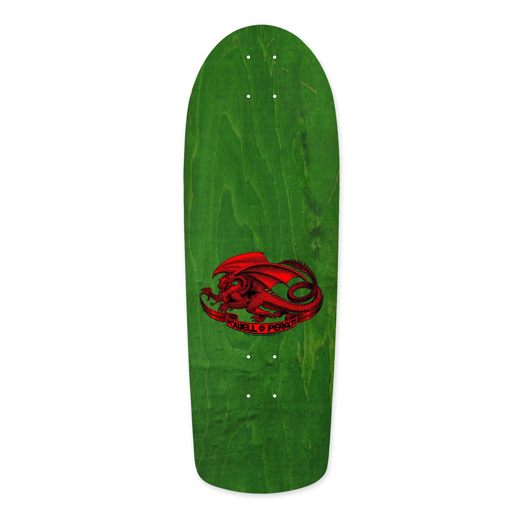 Powell-Peralta McGill Skull and Snake Deck, Green/Gold, 10.0"