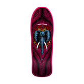 Powell Peralta Mike Vallely Elephant Reissue Skateboard Deck, Pink, 9.85" x 30"