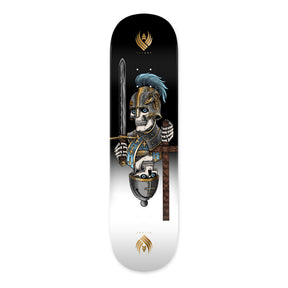 Powell Peralta Dan Corrigan Chess Skulls Flight Skateboard Deck, Gold Foil, 8.42" x 31.88"
