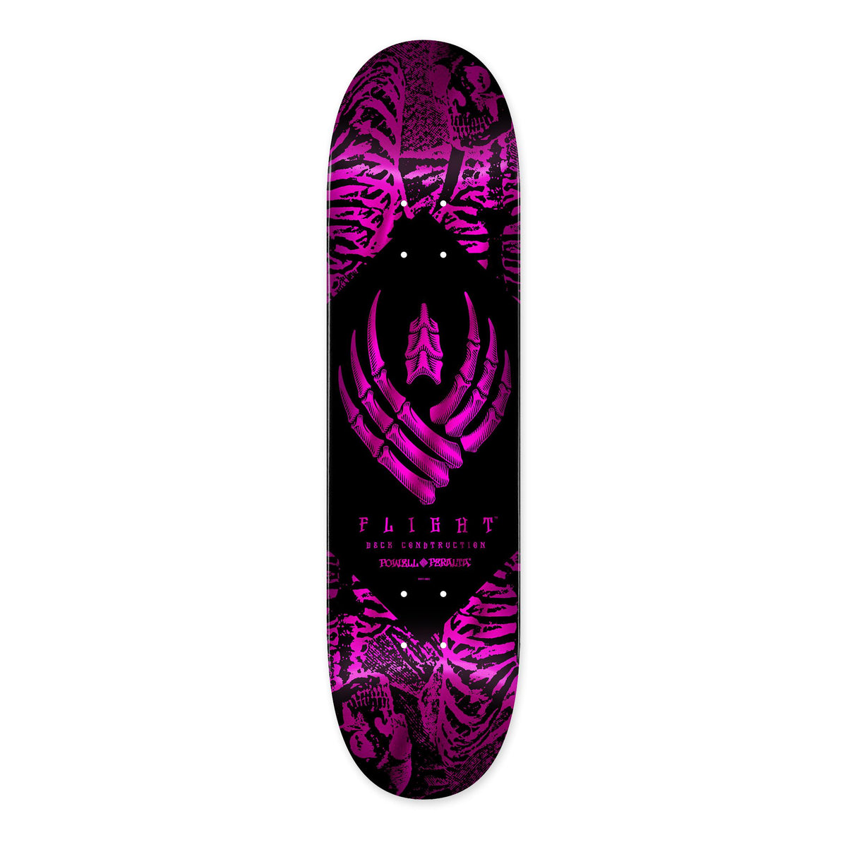 Powell Peralta Skeleton Flight Deck, Pink Foil, 8.0" x 31.45"