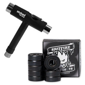 Spitfire Cheapshots Bearings w/ Stoked T-Tool