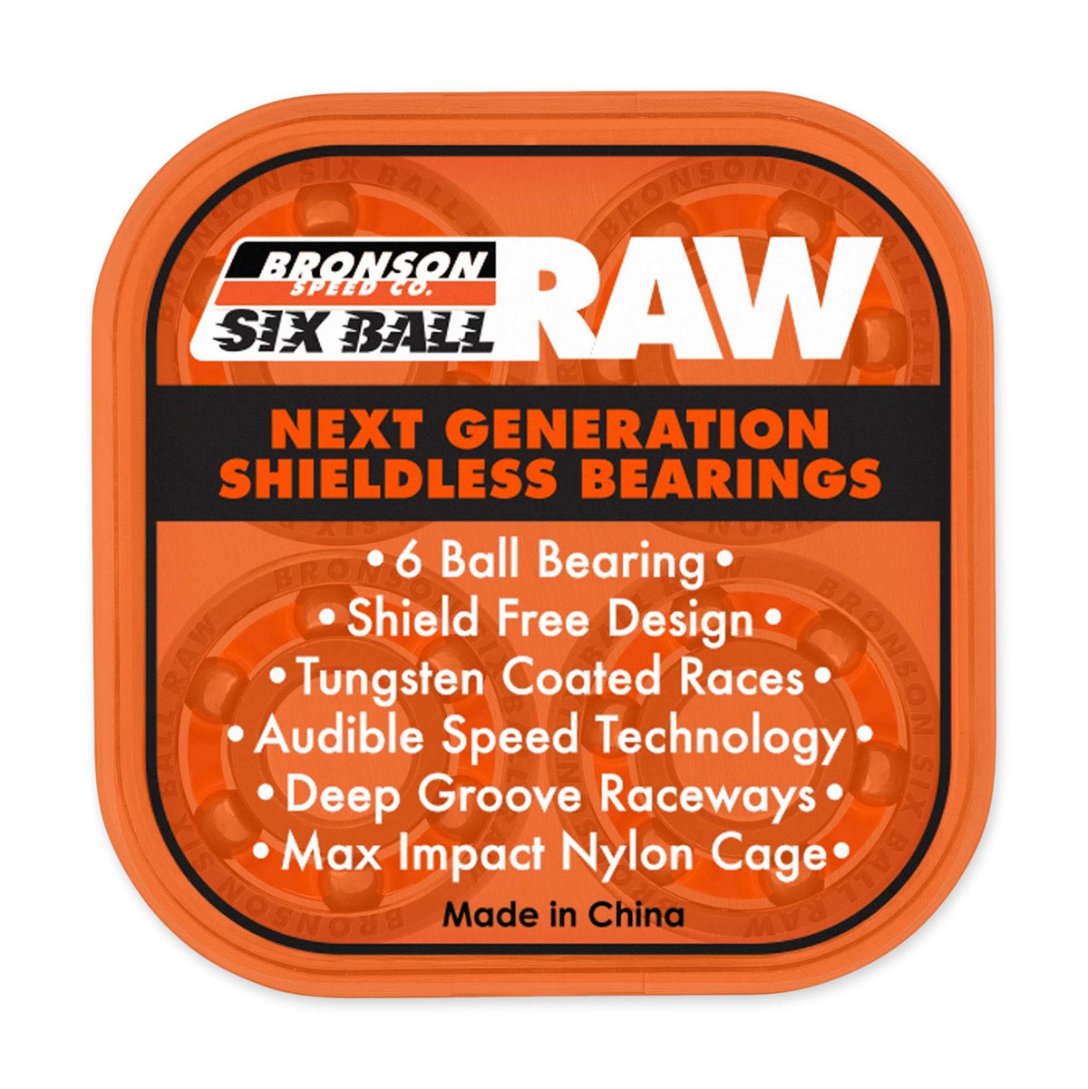 Bronson Bearings, Raw 6-Ball