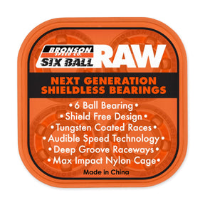 Bronson Bearings, Raw 6-Ball