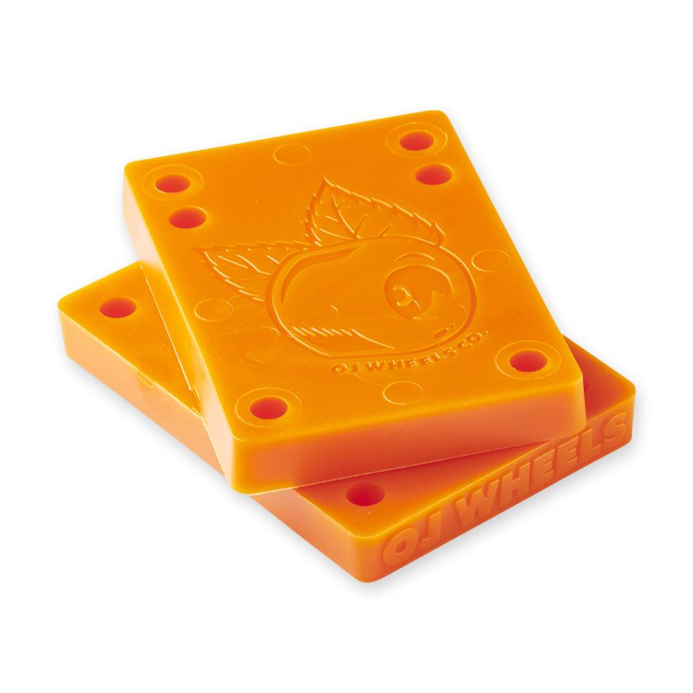 OJ Wheels Juice Cubes Risers, Orange, 3/8"