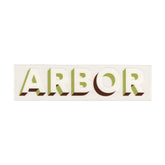 Arbor Skateboards Block Letters Sticker