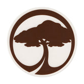 Arbor Skateboards Tree Logo Sticker, Brown, Large