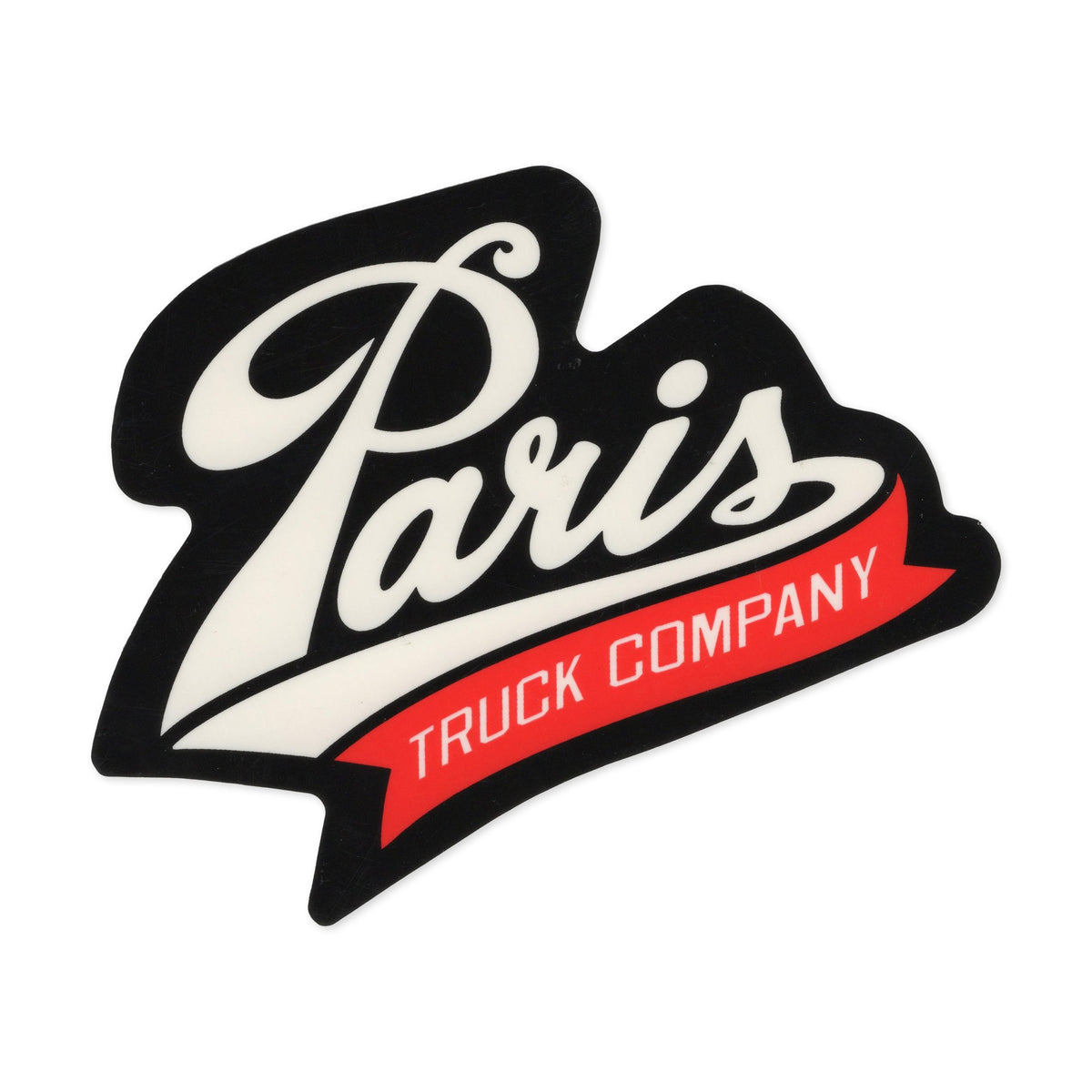Paris Truck Co. Sticker, Cursive Logo