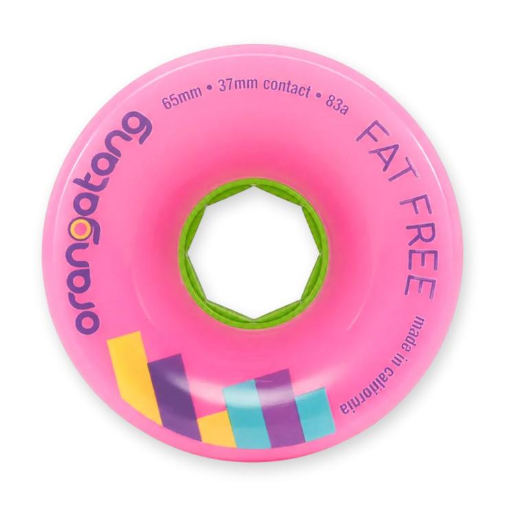 Orangatang Fat Free, Pink, 65mm/83a