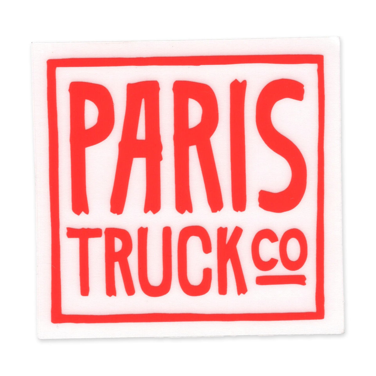 Paris Truck Co. Sticker, Box Logo