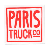 Paris Truck Co. Sticker, Box Logo