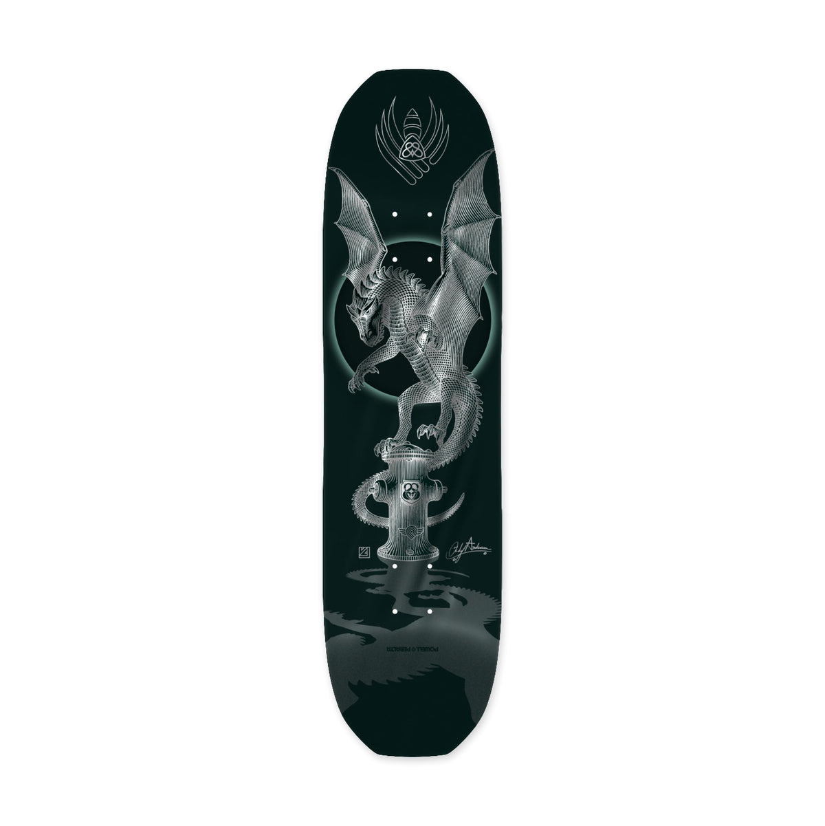 Powell Peralta Andy Anderson Hydrant 2 FLIGHT, Silver, Deck Only