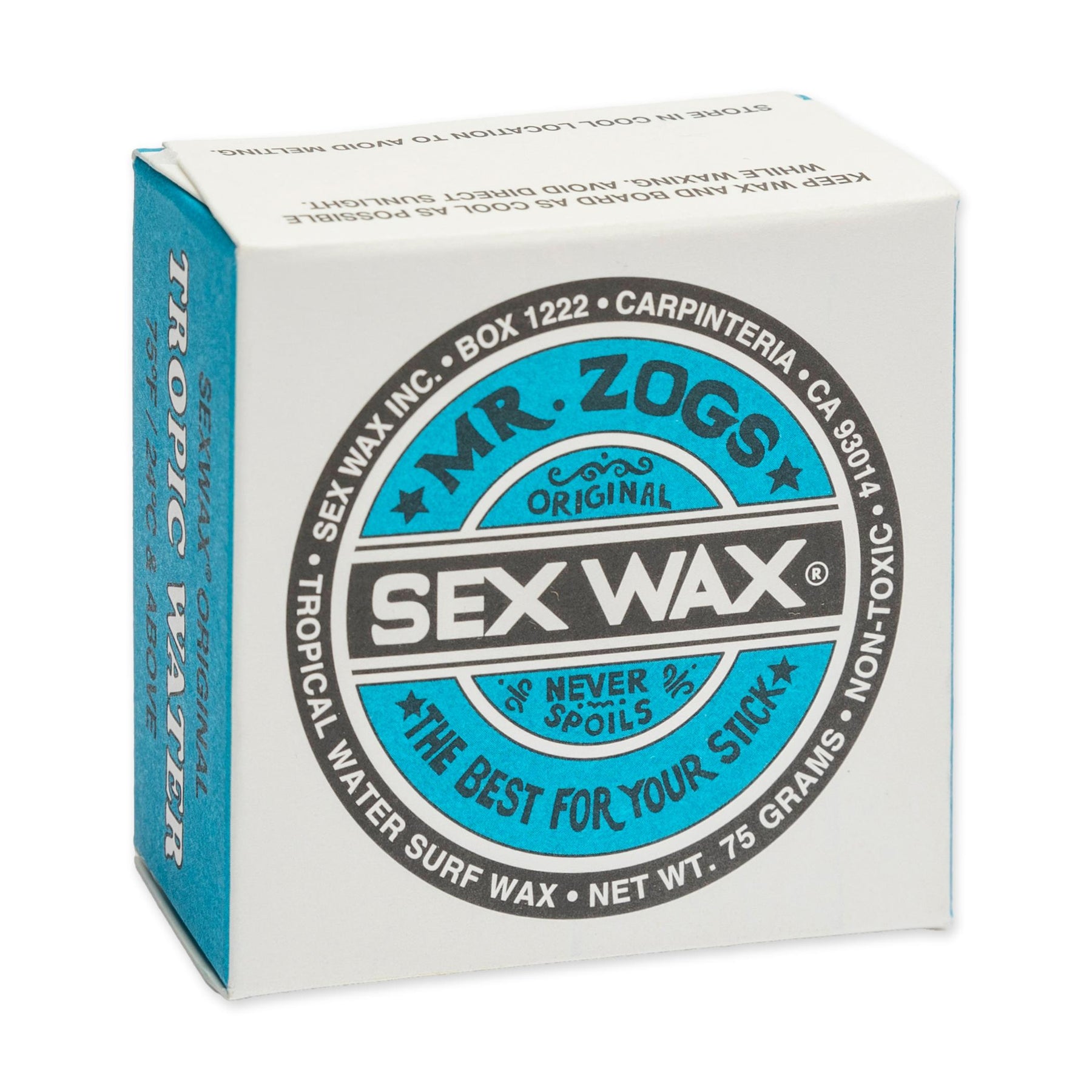 Sex Wax Original Surf Wax, Coconut, Blue, Tropic [x1 BAR]