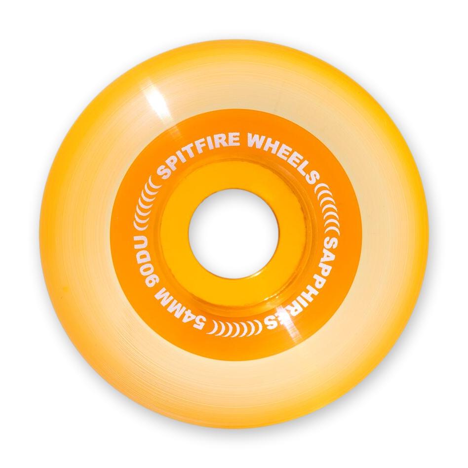 Spitfire Sapphire Wheel, Orange, 54mm/90a