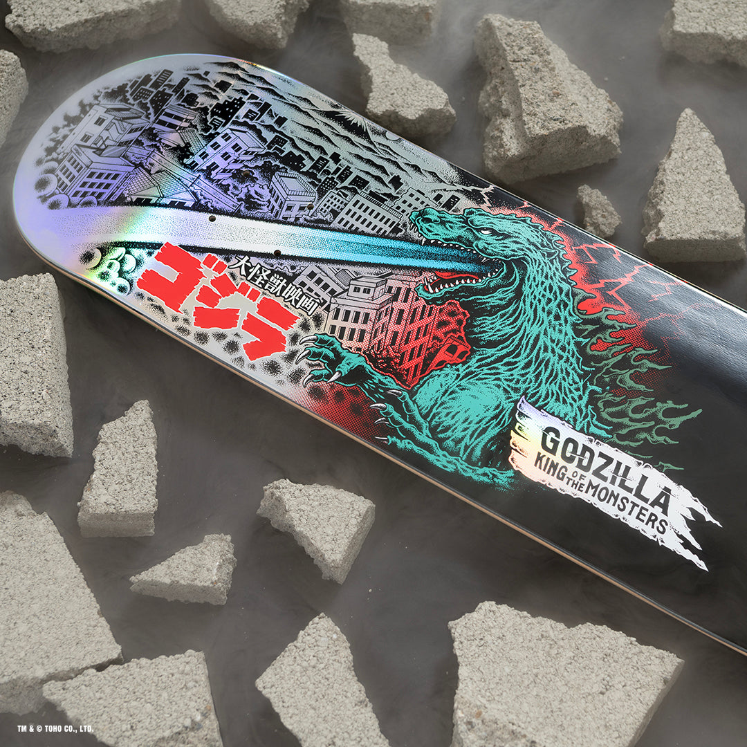 Santa Cruz x Godzilla O'Brien Reaper Deck, 8.25"