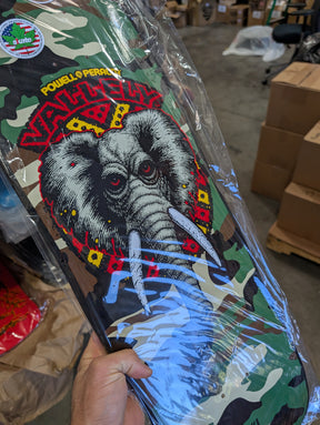 Powell-Peralta Vallely Elephant Skateboard, Camo Pattern, Deck Only