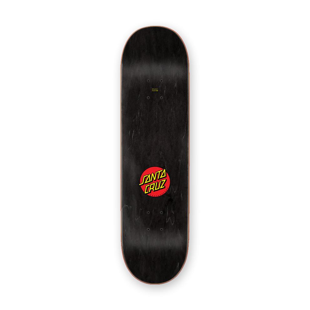 Santa Cruz Classic Dot Deck, Black, 8.25"