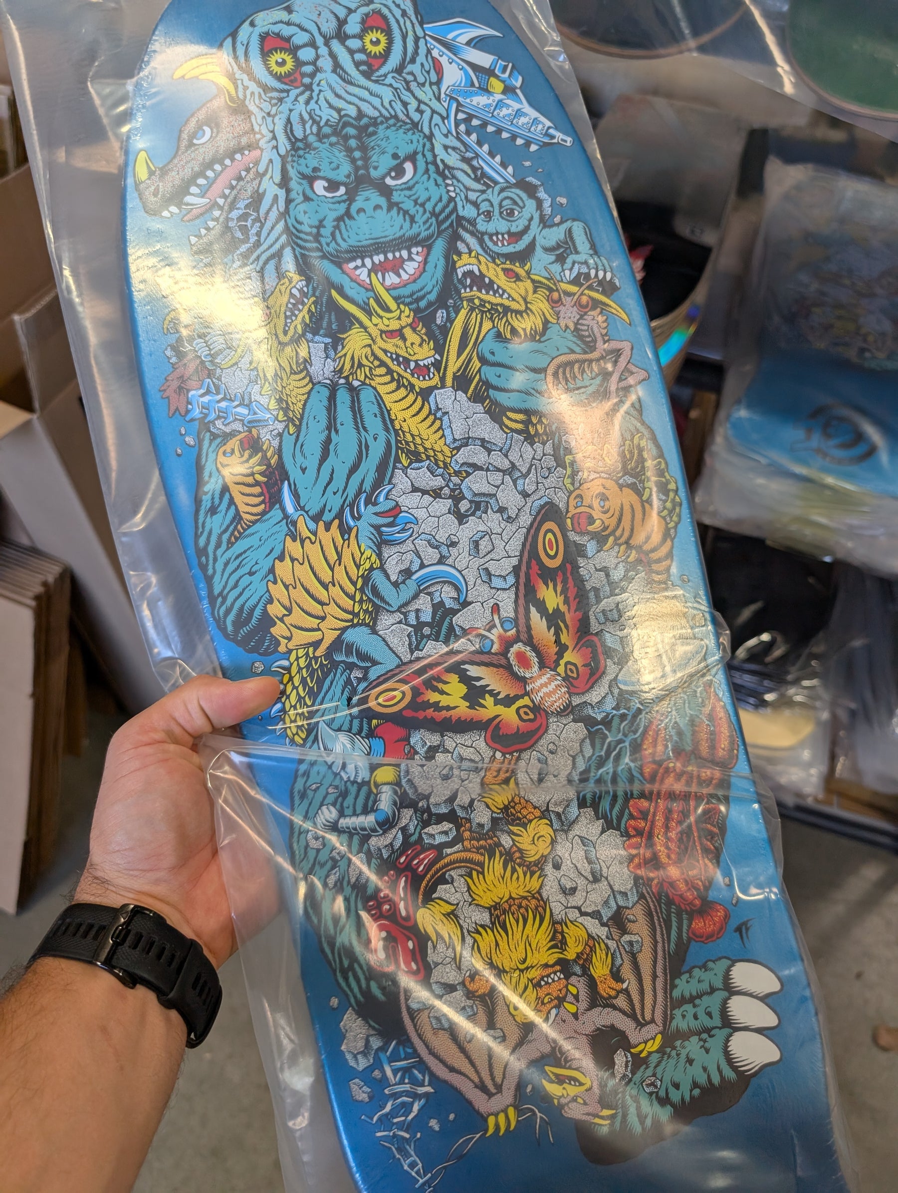 Santa Cruz x Godzilla Kaiju Roskopp Deck, 10.125"