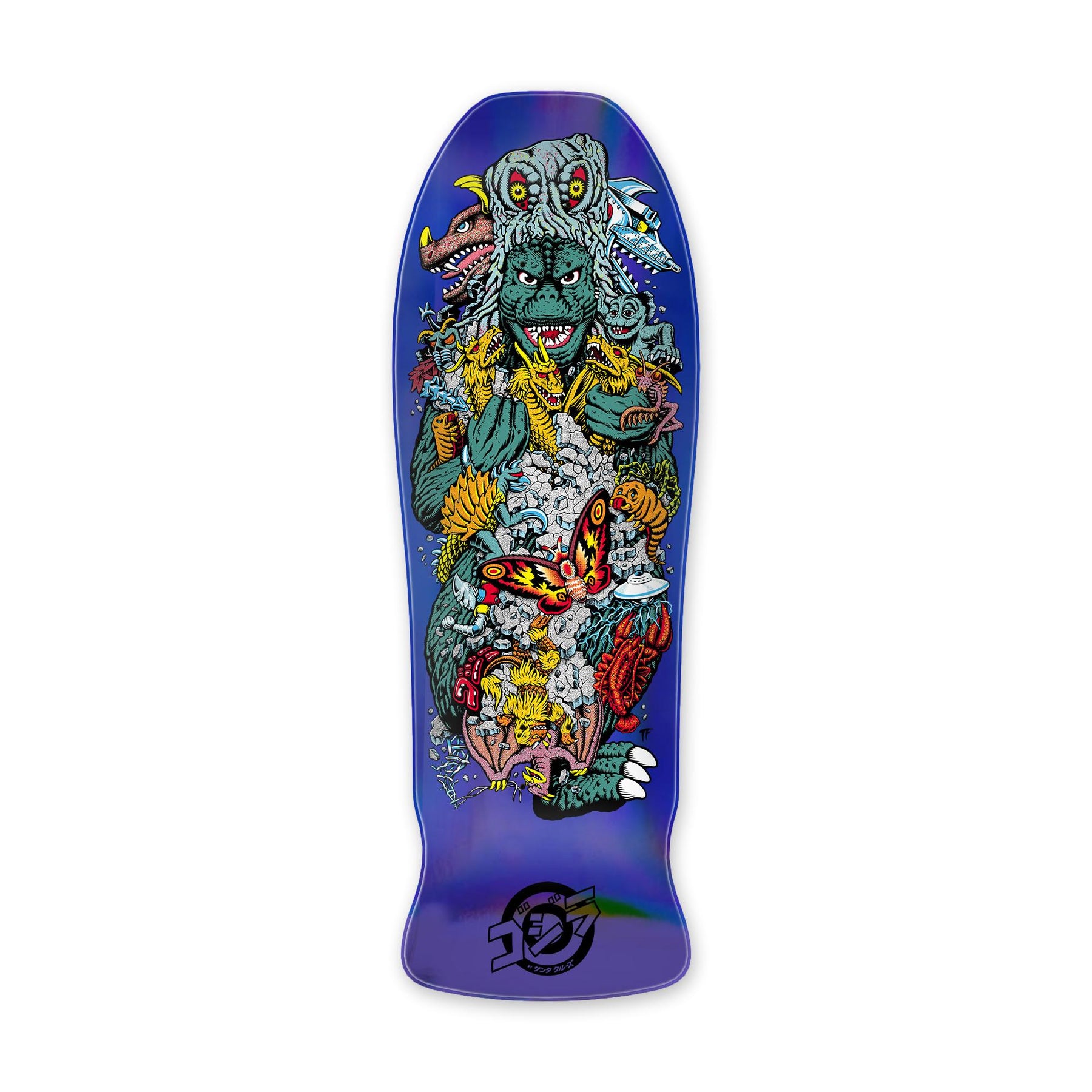 Santa Cruz x Godzilla Kaiju Roskopp Deck, 10.125"