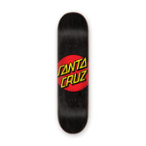 Santa Cruz Classic Dot Deck, Black, 8.25"