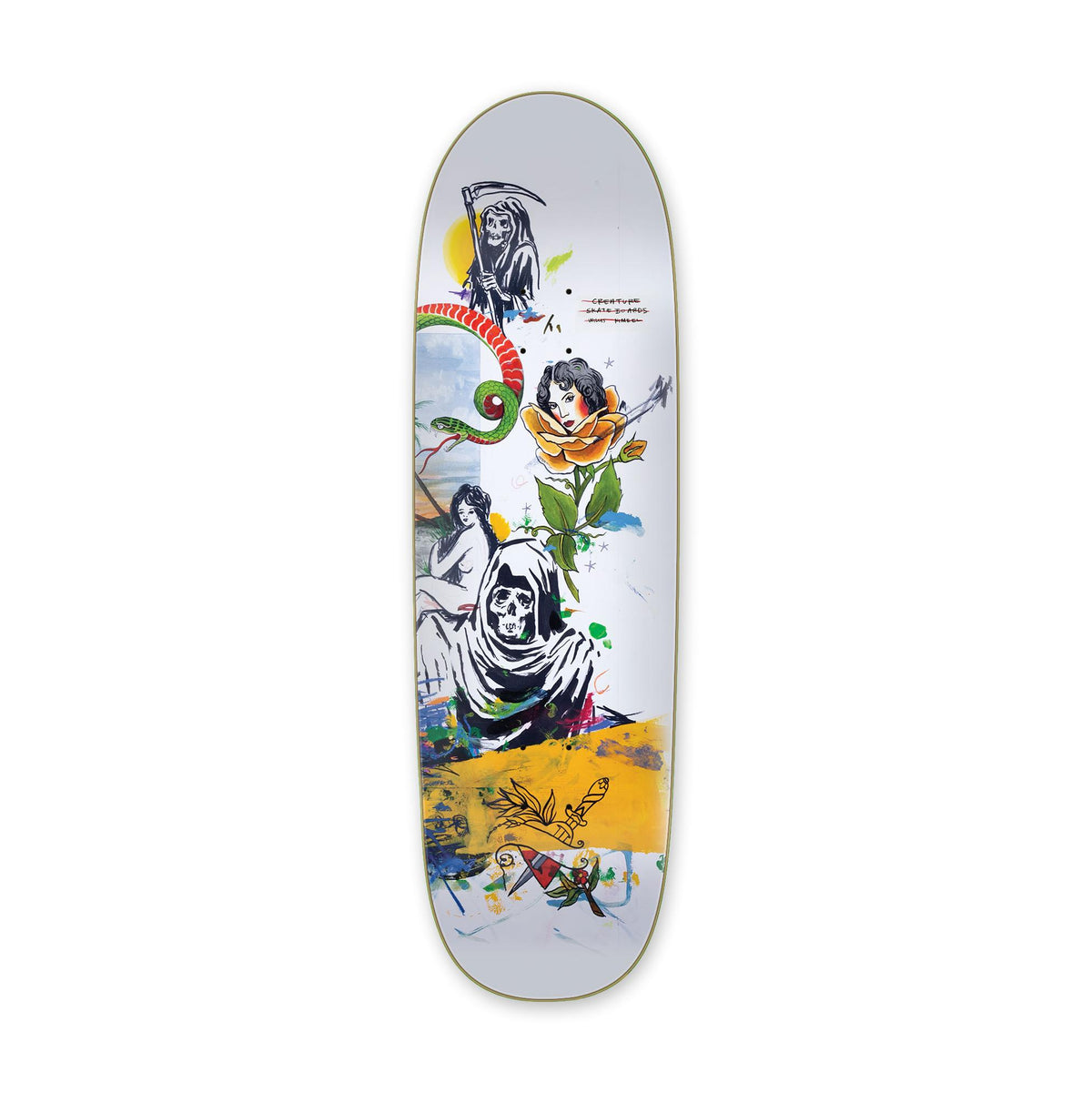 Creature Kimbel Retreat Everslick Skateboard 9.25", Deck Only