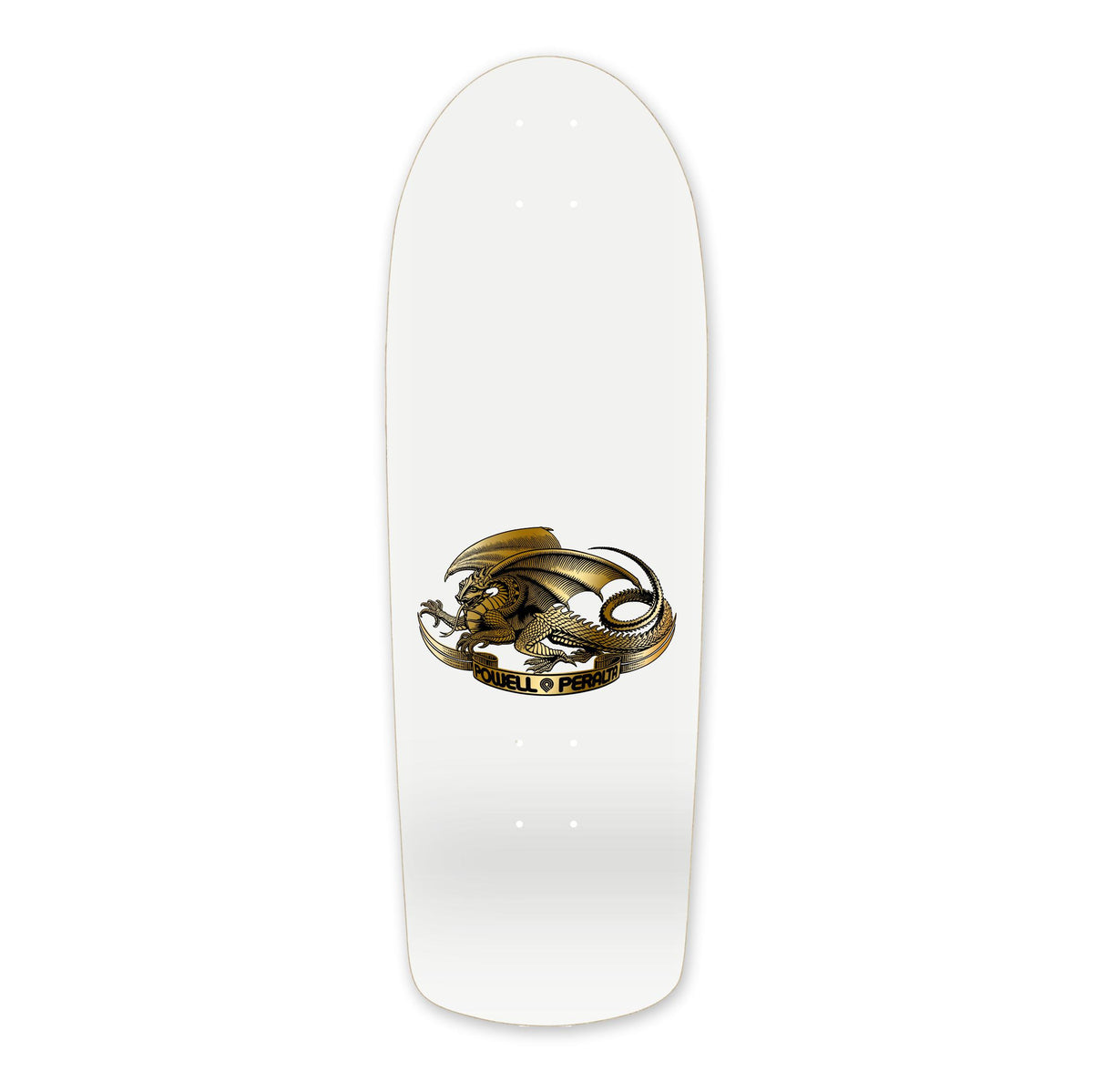 Powell-Peralta McGill Skull and Snake Deck, McTwist 40th, White/Gold, 10.0"