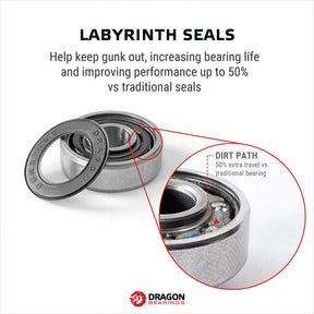 Fireball Supply Co. Dragon Bearings, CERAMIC, 8-Pack