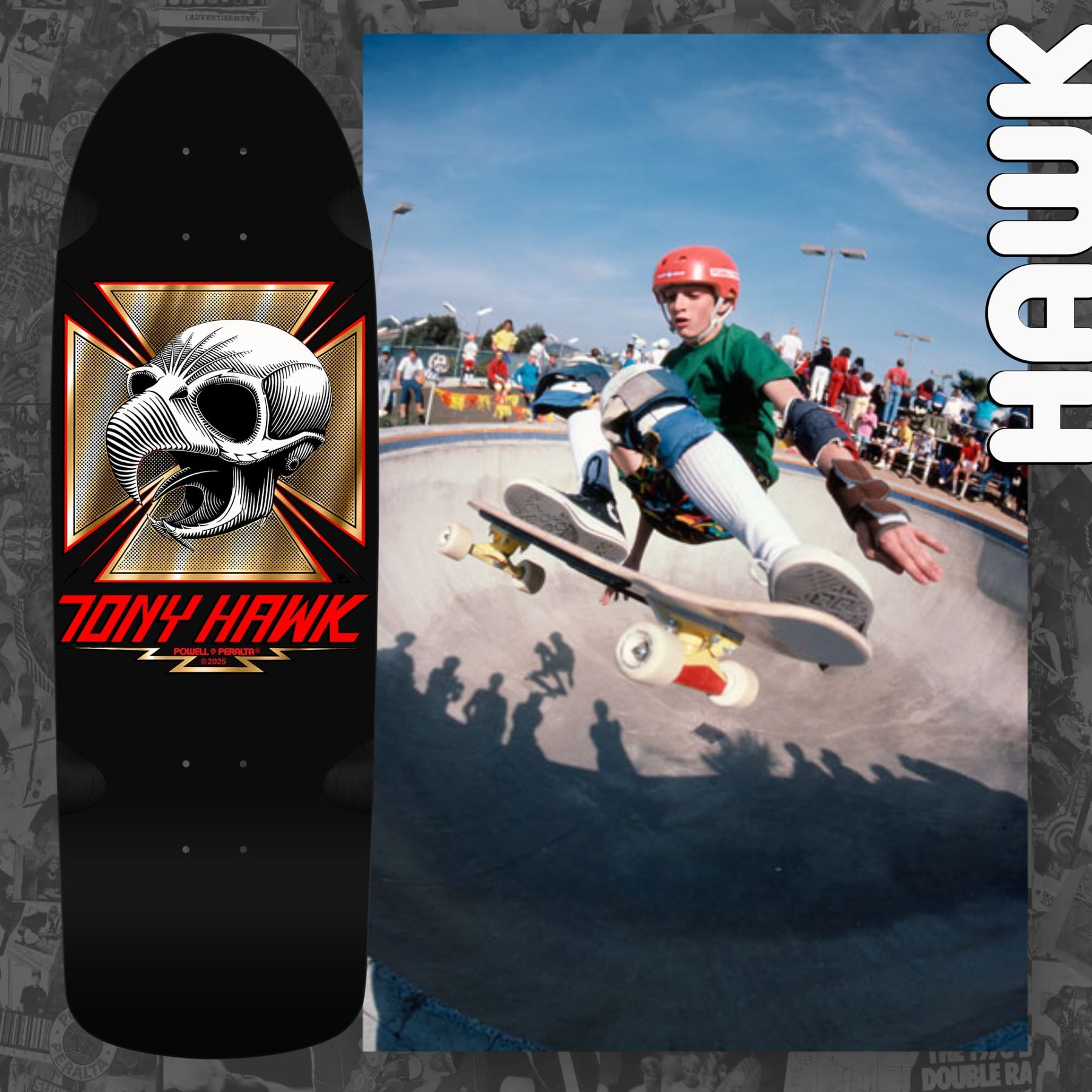 Powell-Peralta Re-Issue Limited Skateboard Decks, Series 16, Tony Hawk