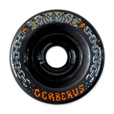 Fireball Cerberus Wheels, Black, 76mm/87a