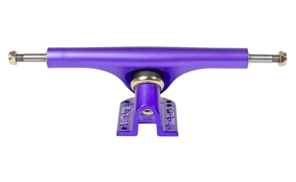 Paris Truck Co. V3 Hollow Lite 165mm 50º Longboard Trucks Purple Satin