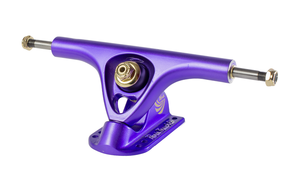 Paris Truck Co. V3 Hollow Lite 180mm 50º Longboard Trucks Purple Satin