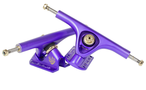 Paris Truck Co. V3 Hollow Lite 180mm 50º Longboard Trucks Purple Satin