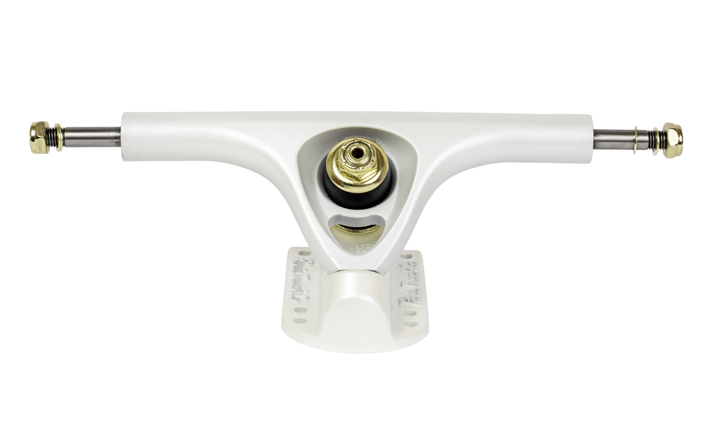 Paris Truck Co. V3 Hollow Lite 150mm 50º Longboard Trucks White Pearl
