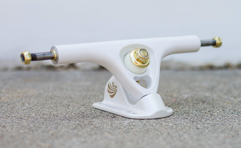 Paris Truck Co. V3 180mm 50º Longboard Trucks Pearl White