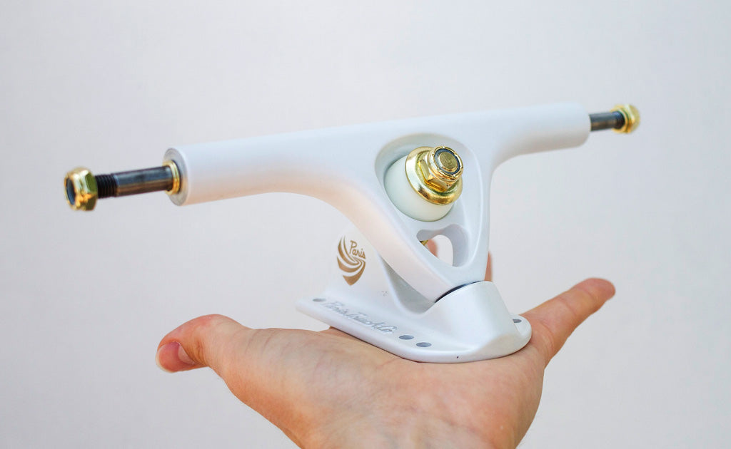 Paris Truck Co. V3 180mm 50º Longboard Trucks Pearl White