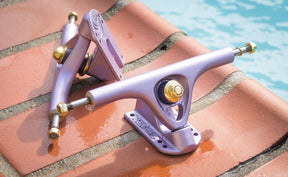 Paris Truck Co. V3 180mm 50º Longboard Trucks Purple Tide