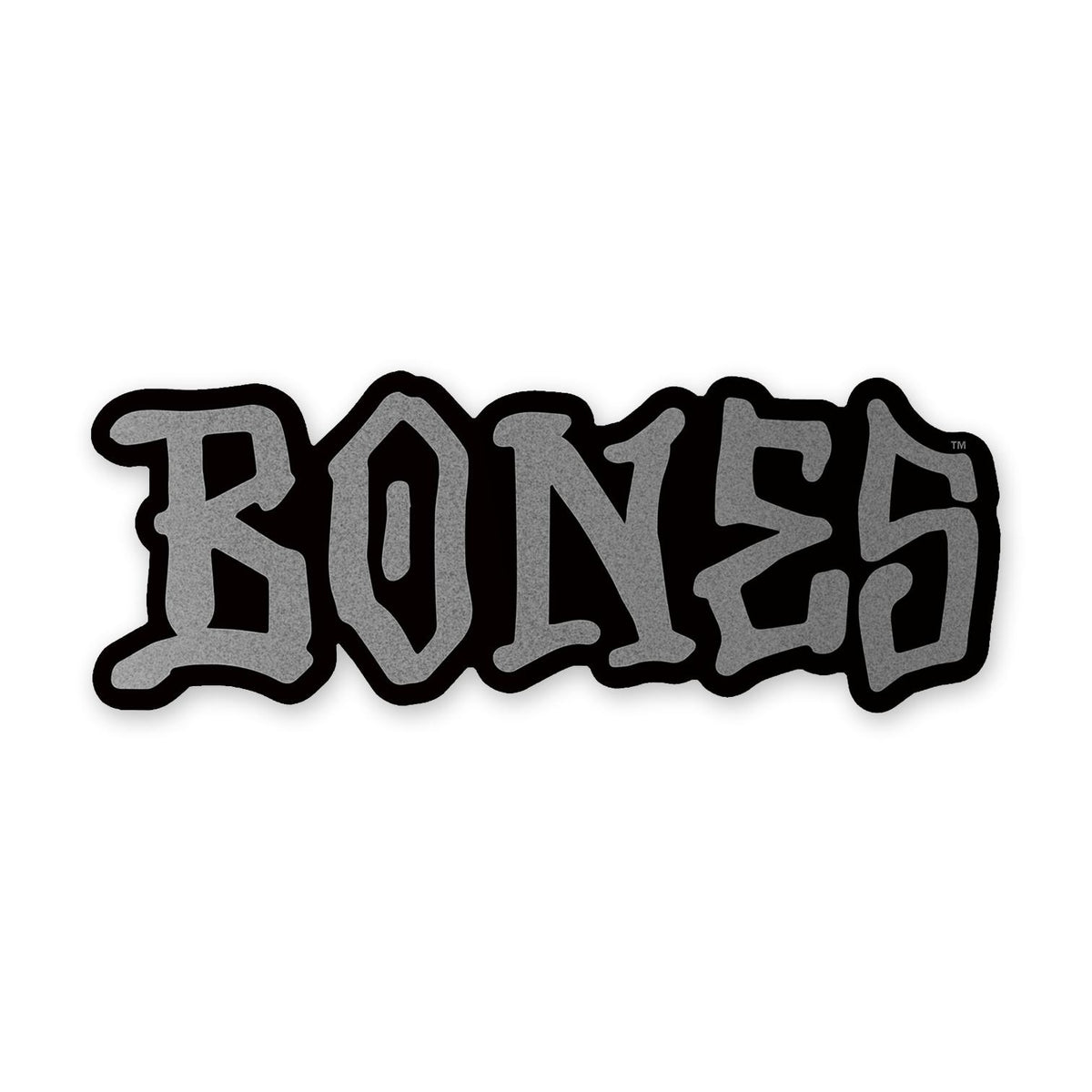 Bones Wheels Word Logo Sticker, Multiple Colors