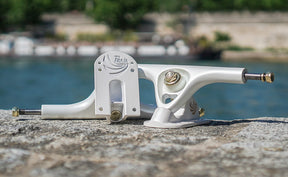 Paris Truck Co. V3 180mm 50º Longboard Trucks Pearl White