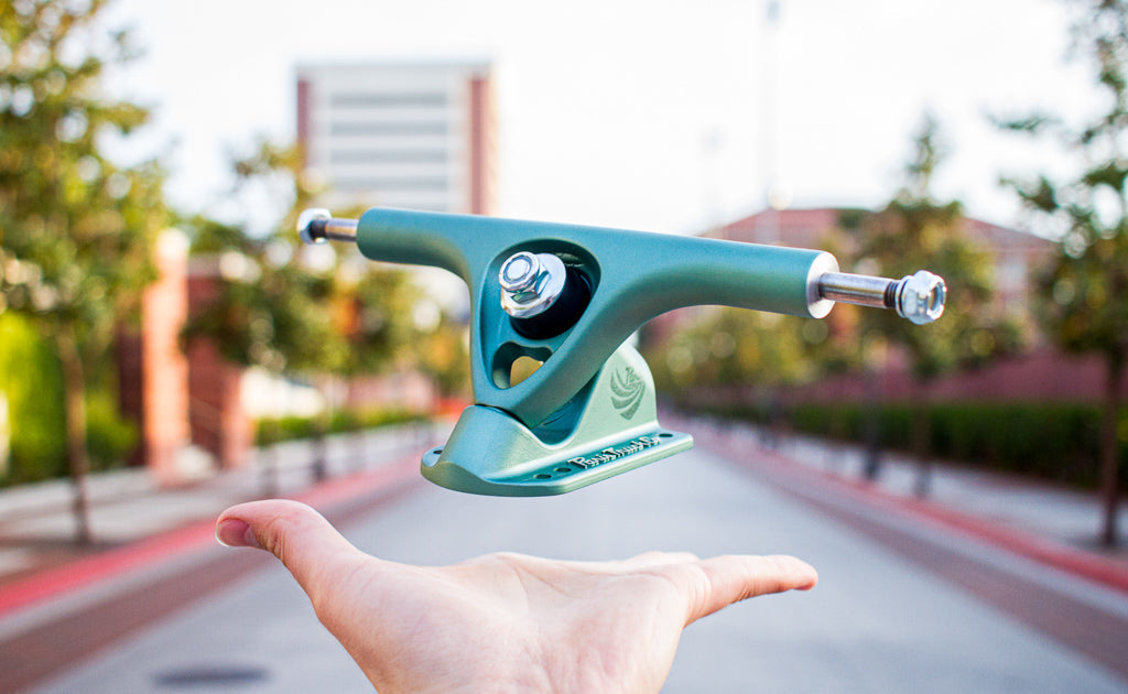 Paris Truck Co. V3 180mm 50º Longboard Trucks Sage Green