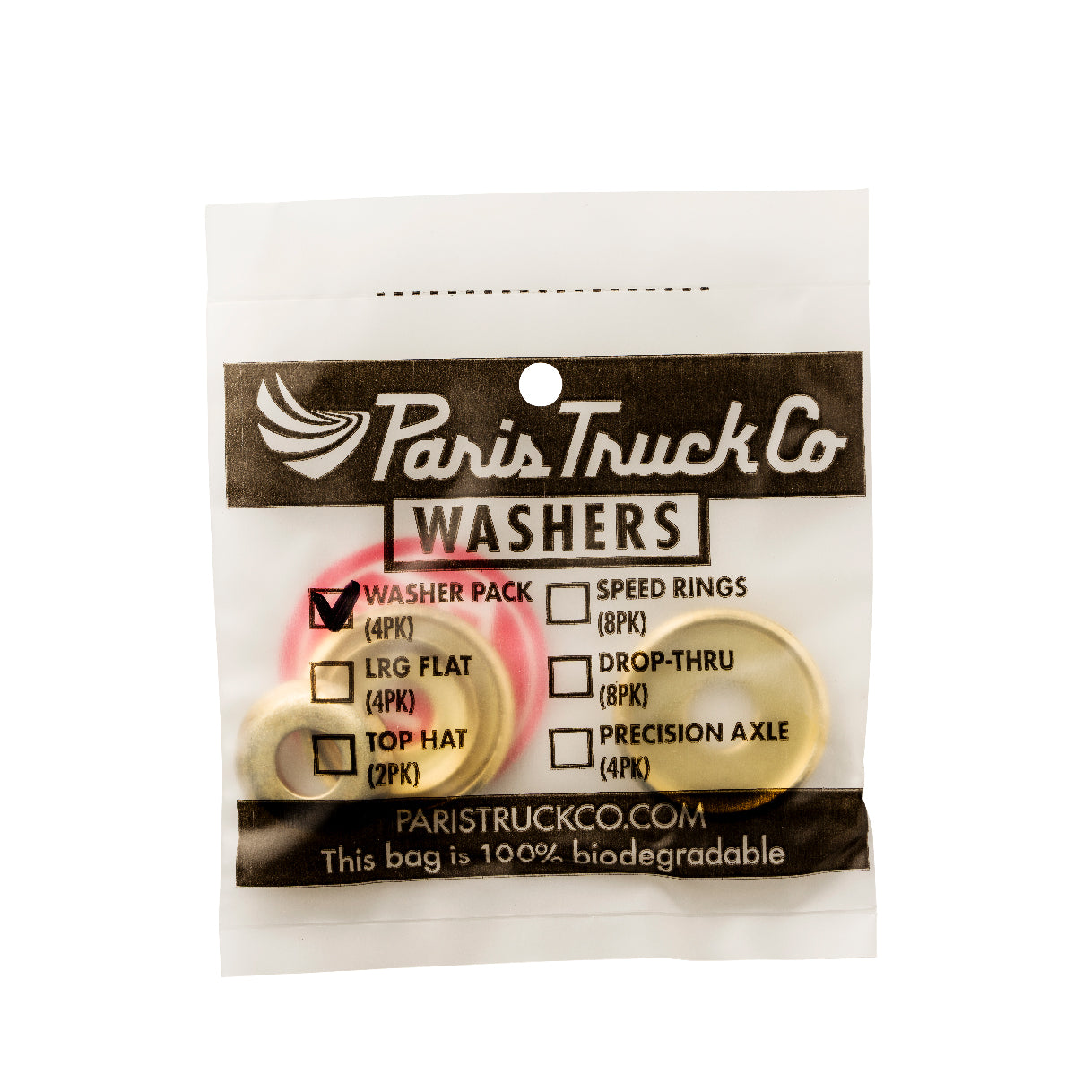 Paris Truck Co. Washer Pack - Gold