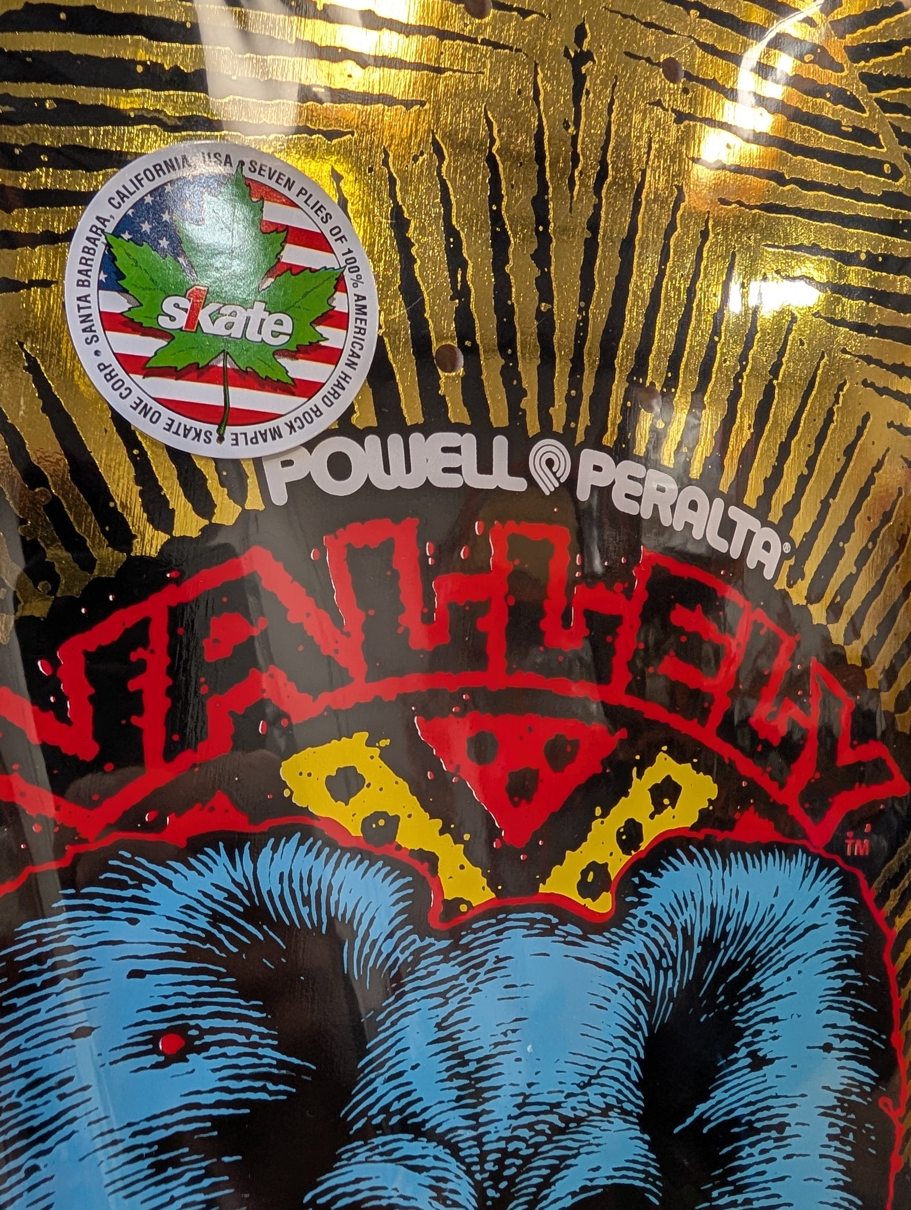 Powell-Peralta Mike Vallely Elephant 10, Gold, Deck Only