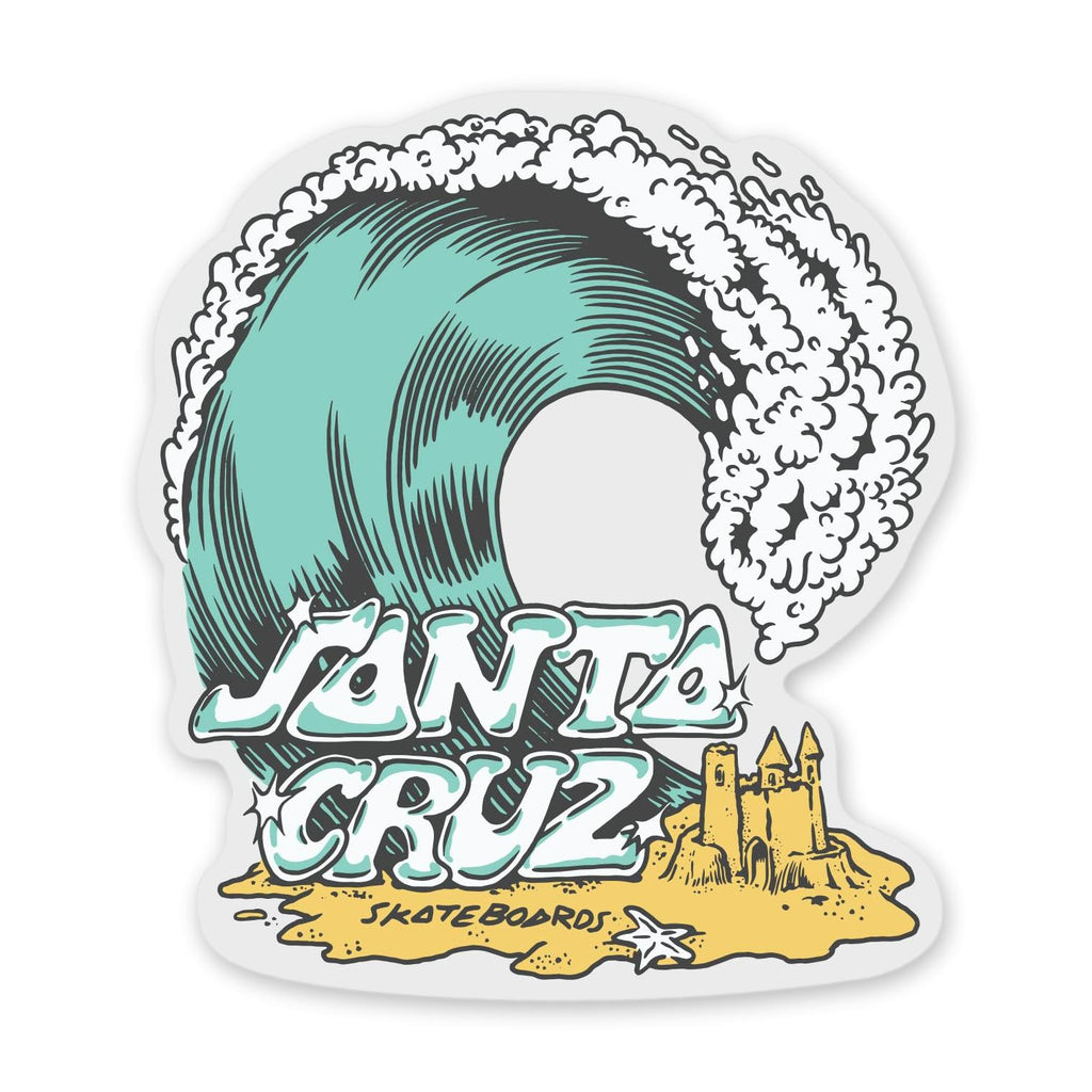 OG 80s Med Santa Cruz Red Oval Skateboard sticker Salba