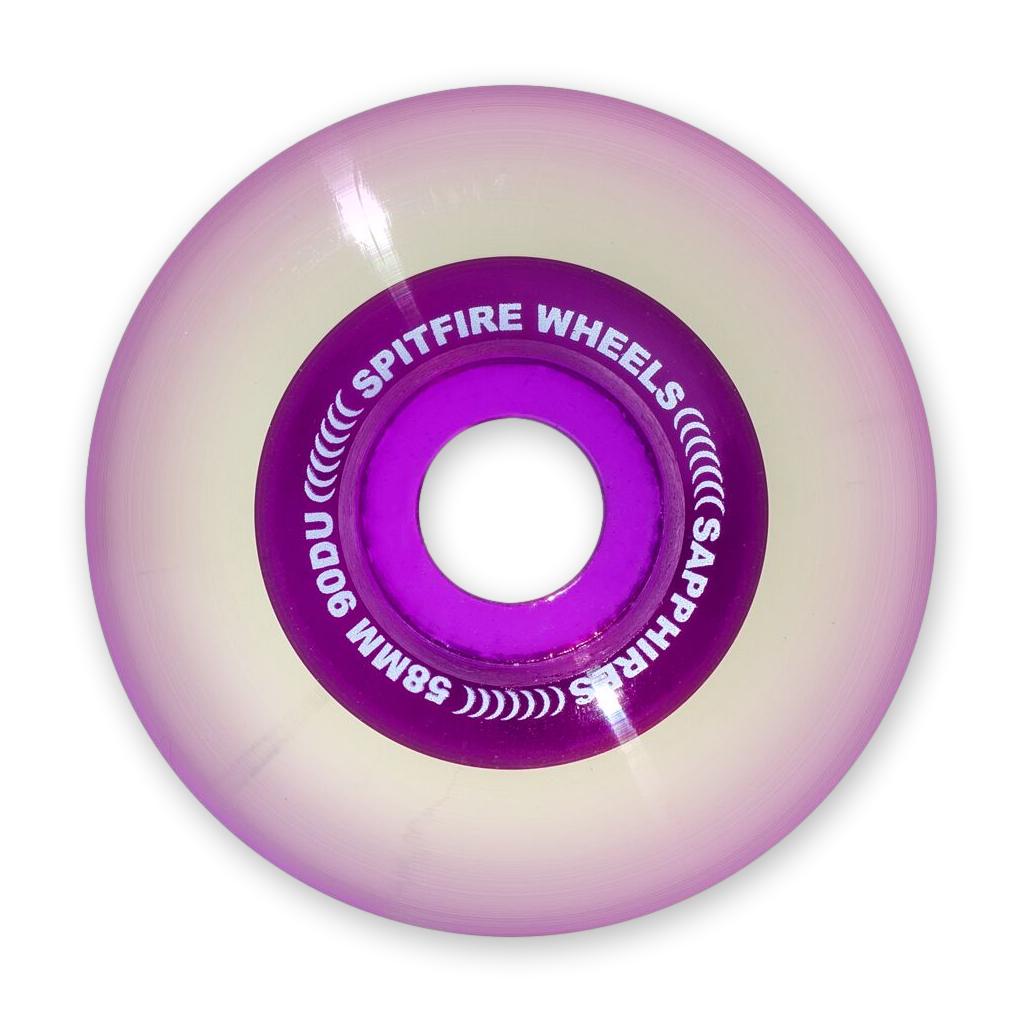 Spitfire Sapphire Wheel, Purple, 58mm/90a