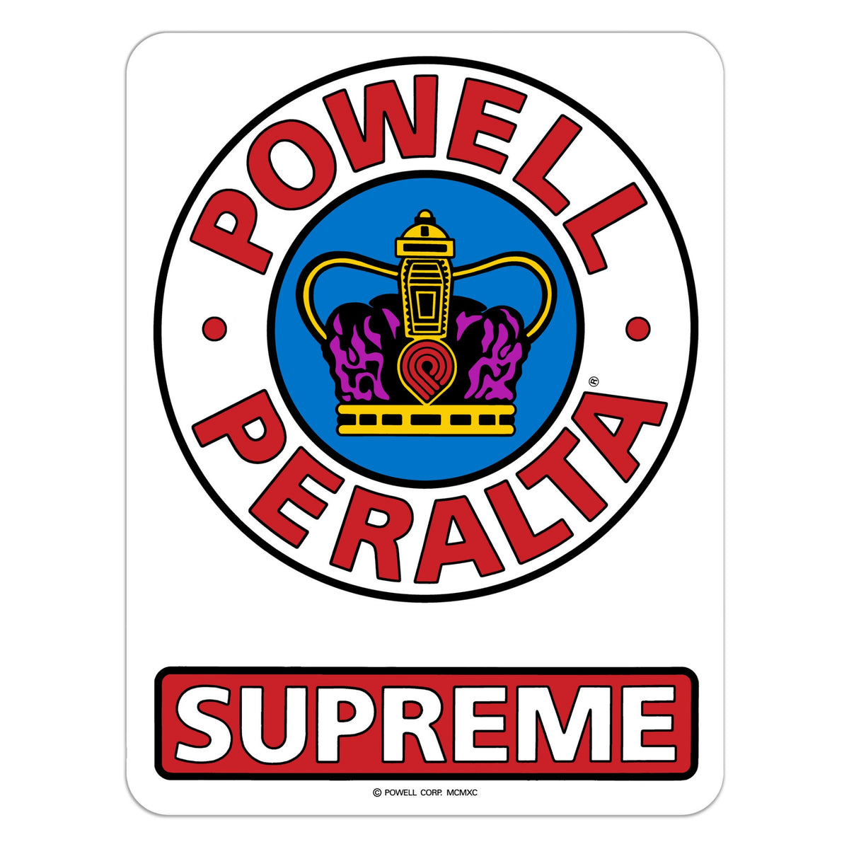 Powell-Peralta Supreme OG Sticker