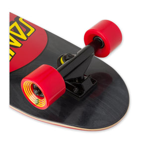 Santa Cruz Classic Dot Street Cruiser, Black/Red, 8.79" x 29.05"