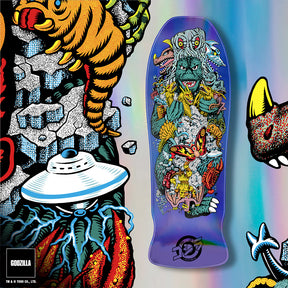 Santa Cruz x Godzilla Kaiju Roskopp Deck, 10.125"