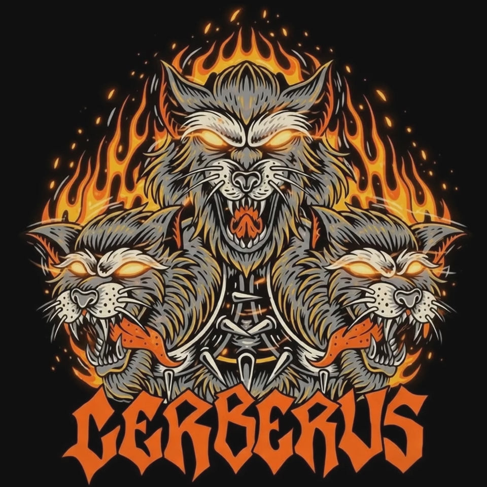 Fireball Cerberus Wheels, Black, 76mm/87a