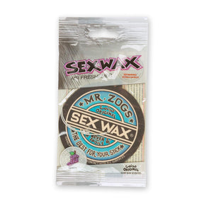 Mr. Zog's Sex Wax Grape Air Freshener – 1 Pack | The Classic Surf Scent
