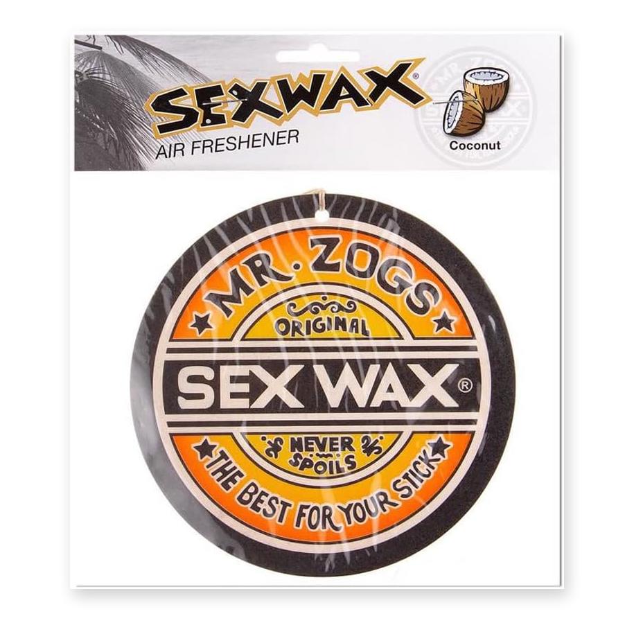 Sex Wax Air Freshener, LARGE 5.5", Coconut, 1 Pack