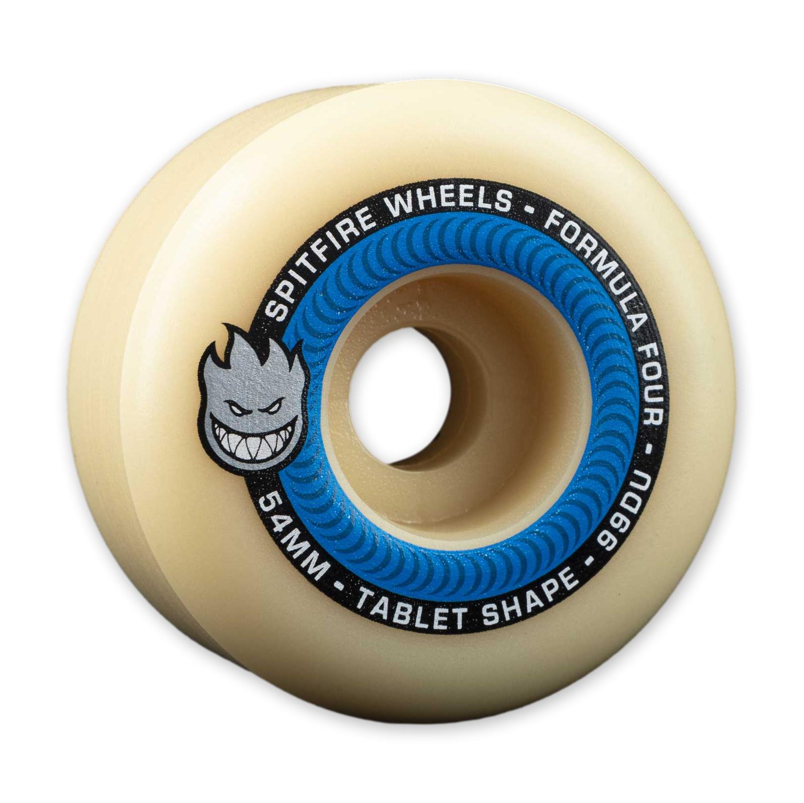 Spitfire Formula Four Tablet Skateboard Wheels, 99a