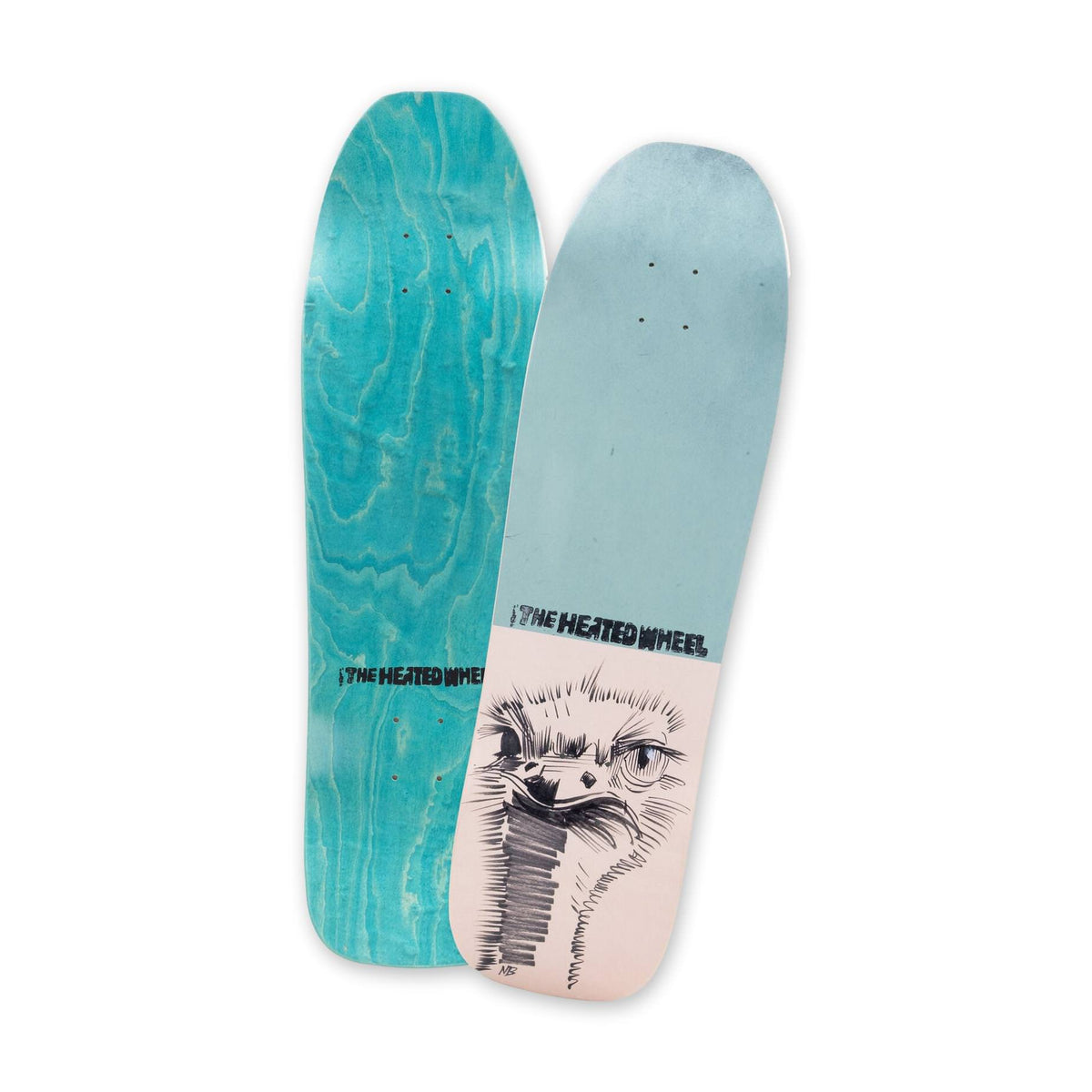 The Heated Wheel, Ostrich 9.37", Deck Only